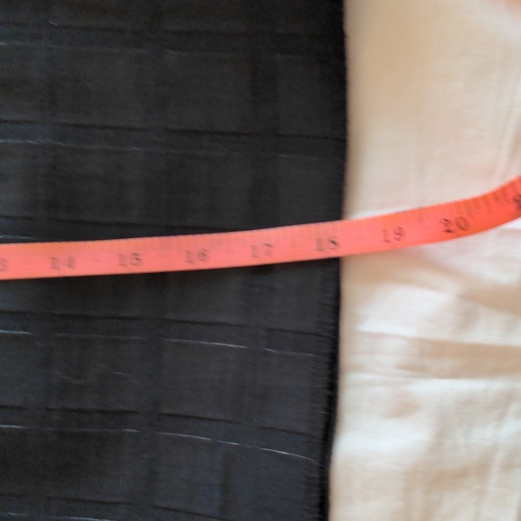 GAP Dark Blue "SHINY PLAID" Fully Lined TEXTURED MINI Skirt size 10 - Picture 5 of 5